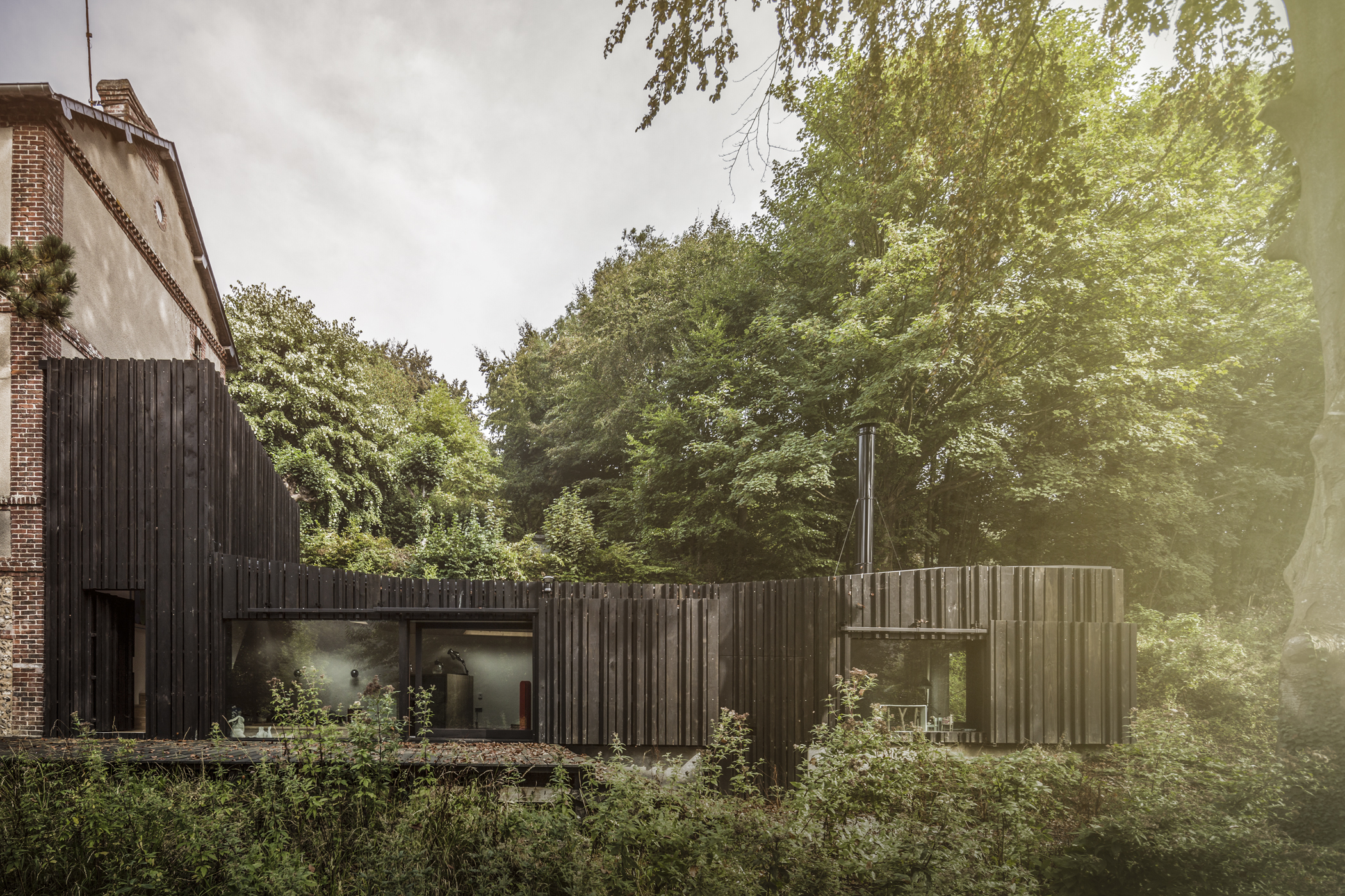 architecture tour en bois